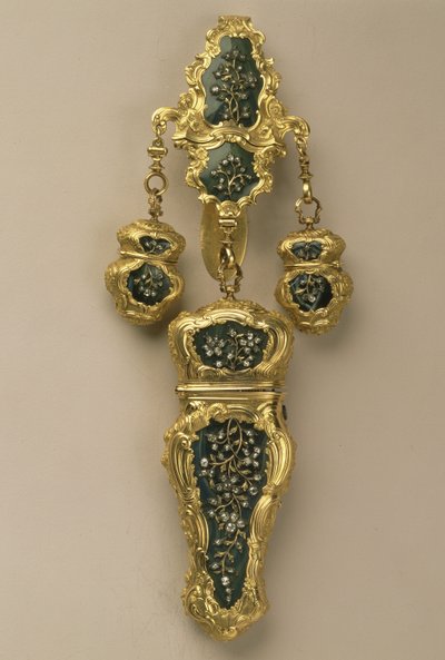 Notwendigkeit an einer Chatelaine, von Thomas Tearle, London, 1752-53 von English School
